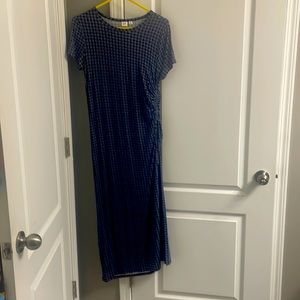 Gap Medium Tall blue print Dress